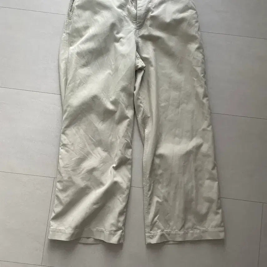 [BUNJANG] Thomas More Wide Pants Beige / 토마스모어 와이드팬츠 33, 34
