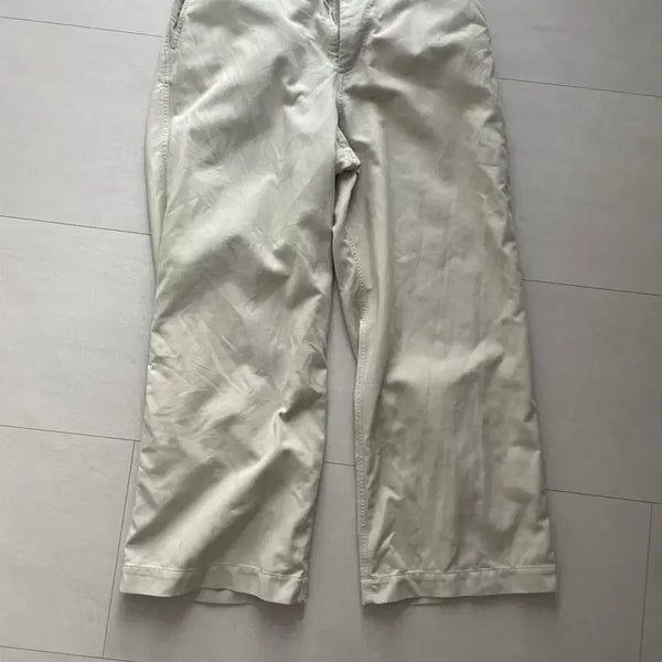 [BUNJANG] Thomas More Wide Pants Beige / 토마스모어 와이드팬츠 33, 34