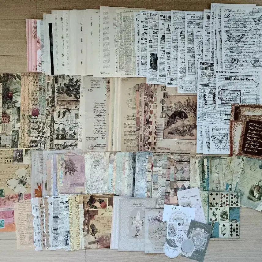 [BUNJANG] Vintage Journaling Supplies Bundle / 빈티지 다꾸 용품 일괄