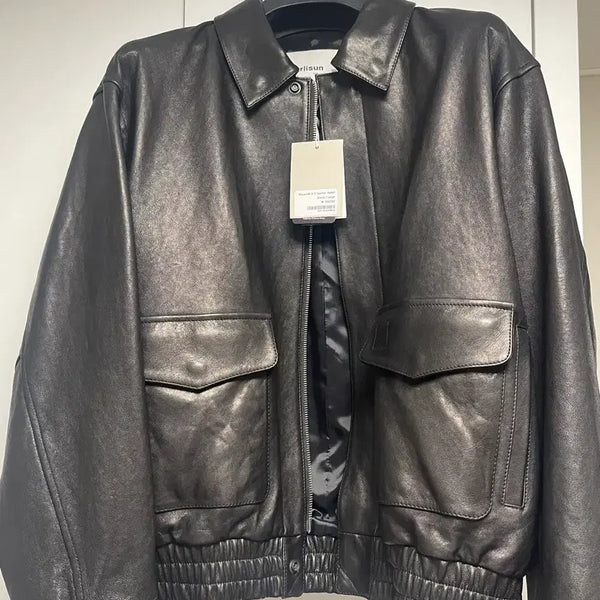 [BUNJANG] Holy Sun Maverick A-2 Leather Jacket Size L / 홀리선 메버릭 A-2 레더자켓 L사이즈