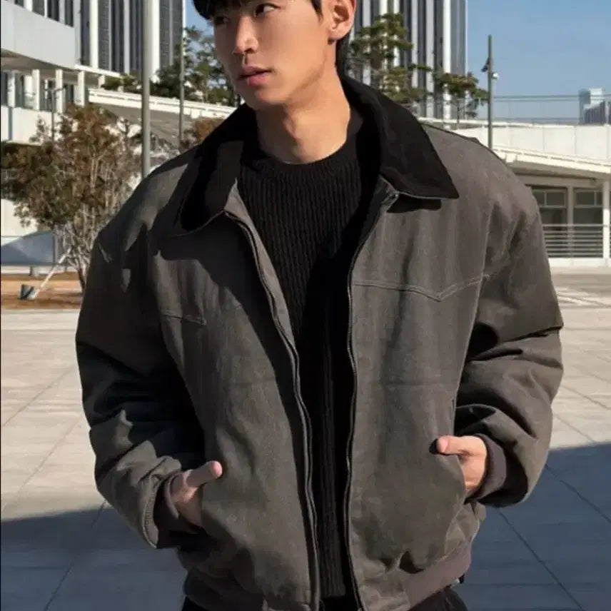 [BUNJANG] InTempoMood Work Jacket Graphite / 인템포무드 워크 재킷 그라파이트