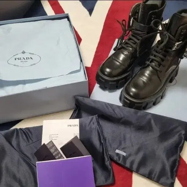 [BUNJANG] Prada Monolith Pouch Walker Boots 1T255M / 프라다 모놀리스 파우치 워커 1T255M