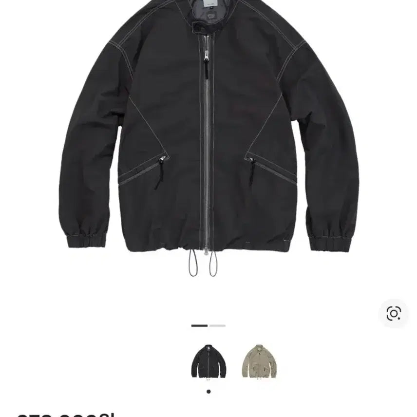[BUNJANG] Polyteru Motorcycle Blouson Charcoal / [3] 폴리테루 모터사이클 블루종 차콜