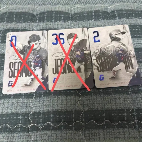 [BUNJANG] Lotte Giants Go Seung-min Baseball Card / 롯데 자이언츠 서울 잠실 롯데월드몰 포토카드