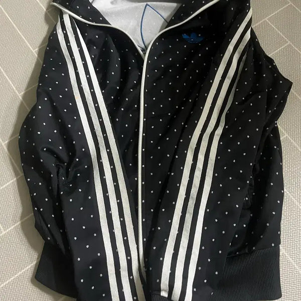 [BUNJANG] Adidas Dot Track Top Black / 아디다스 도트 트랙탑 검정