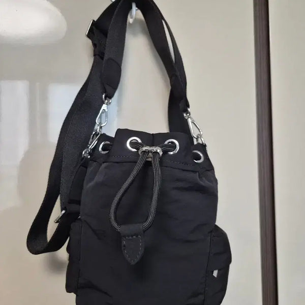 [BUNJANG] Zara Nylon Bucket Bag / zara 자라 나일론 복조리 토트 숄더 크로스 버킷백