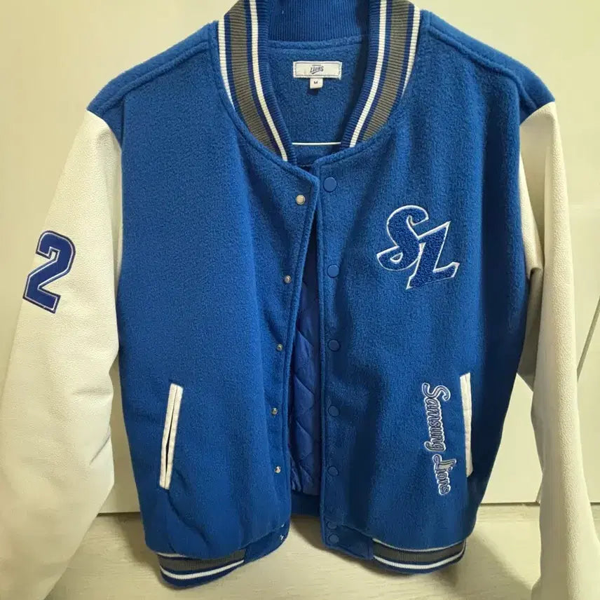 [BUNJANG] Samsung Lions Varsity Jacket M Size / 삼성 라이온즈 바시티 자켓 m 사이즈