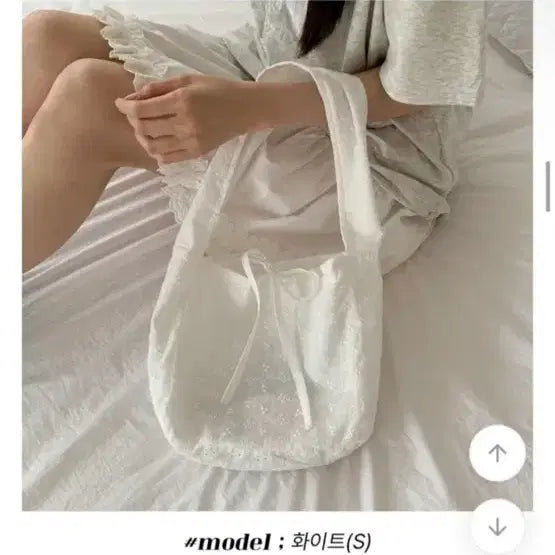 [BUNJANG] Ribbon Lace Shoulder Bag / [새상품] 리본 레이스 숄더백