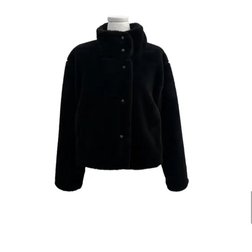 [BUNJANG] Faux Fur Fleece Jacket (Black) / 퍼 후리스 (Black)