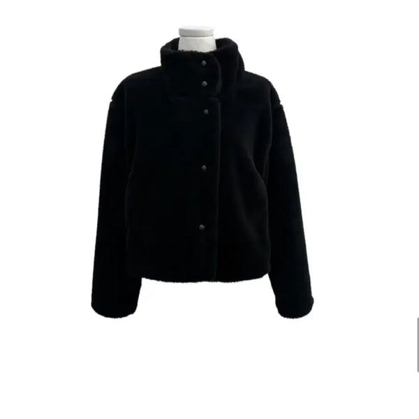 [BUNJANG] Faux Fur Fleece Jacket (Black) / 퍼 후리스 (Black)