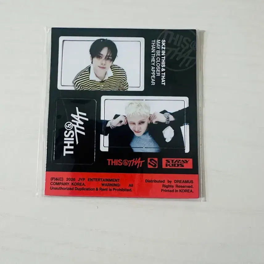 [BUNJANG] Stray Kids Disc&That Sealed Magnet / 스트레이키즈 스키즈 디스앤댓 미개봉 마그넷 양도