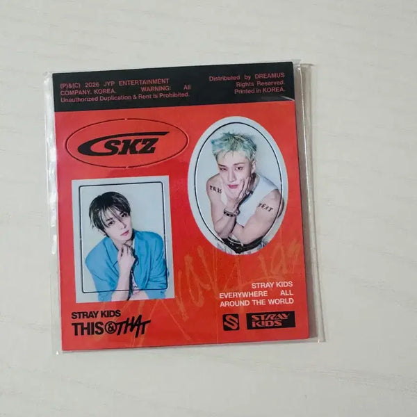 [BUNJANG] Stray Kids DISC&DAT Sealed Magnet / 스트레이키즈 스키즈 디스앤댓 미개봉 마그넷 양도