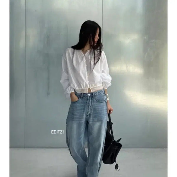 [BUNJANG] All Lights Robe (Black) Women's Blouse / 올라이츠 로블(블랙)