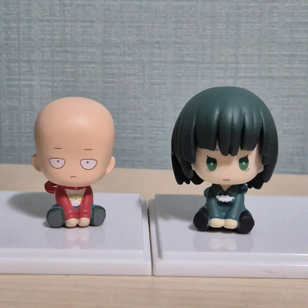 [BUNJANG] One-Punch Man Saitama Fubuki Spring-Loaded Gacha Bundle Set / [일괄] 원펀맨 사이타마 후부키 태엽가챠