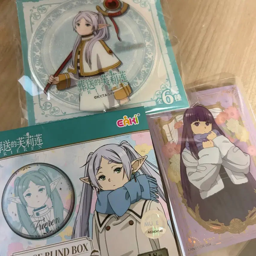 [BUNJANG] Frieren: Beyond Journey's End Can Badge & Card Set / 장송의 프리렌 캔뱃지&카드