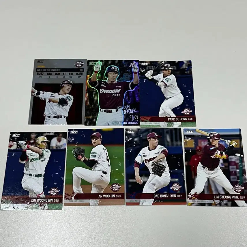 [BUNJANG] 2026 KBO Plus Card Kiwoom Heroes Bundle Set / 2026kbo플러스 카드 키움 일괄