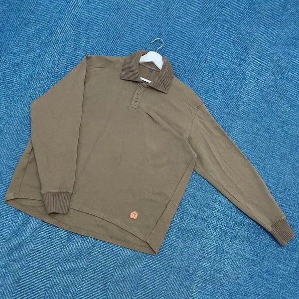 [BUNJANG] Ader Error Olive Rib Knit Polo Shirt / [1] 아더에러 올리브 립 니트 폴로 셔츠 만원샵