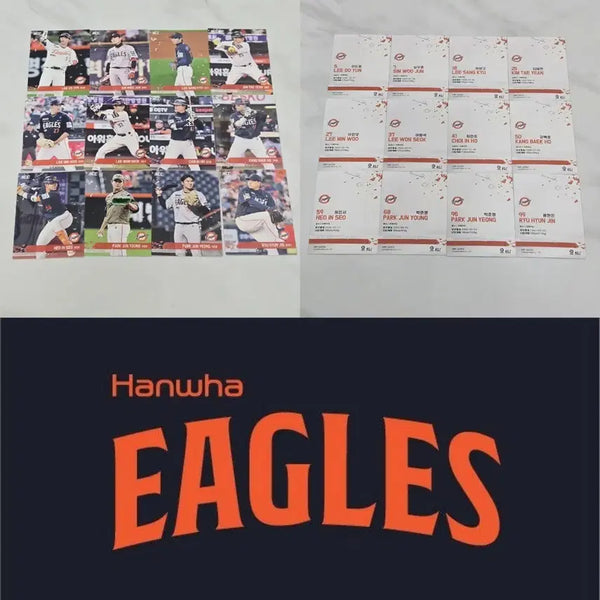 [BUNJANG] KBO Plus Cards Hanwha Eagles Normal Set / [풀세트] KBO플러스 카드 한화 이글스 노멀 전체 (류현진 허인서 이원석 박준영 등)