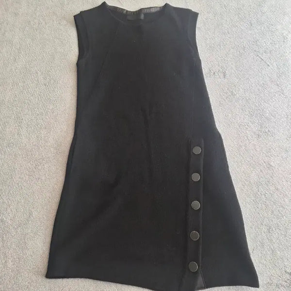 [BUNJANG] Mine Knit Vest Black / 마인니트롱베스트