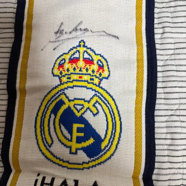 [BUNJANG] Butragueño Signed Real Madrid Authentic Scarf / 부트라게뇨 싸인 레알마드리드 정품 머플러