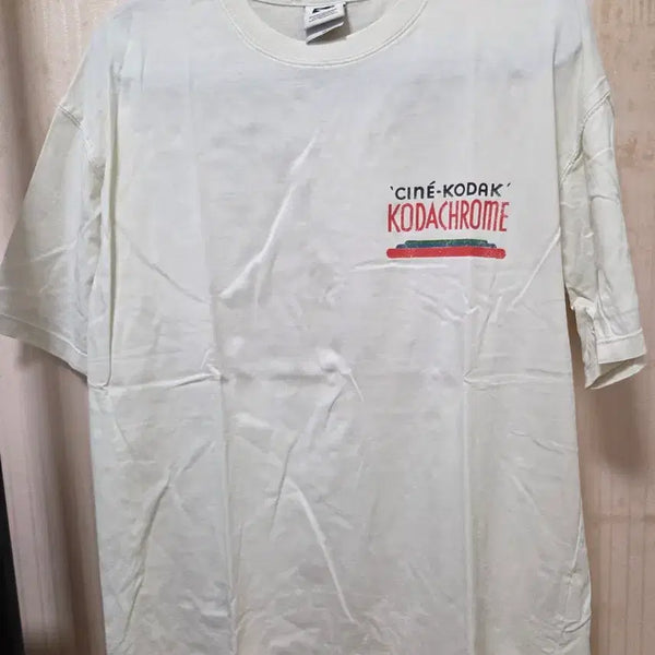 [BUNJANG] Kodak Short Sleeve T-Shirt Beige M / 코닥 반팔티 연한베이지 M