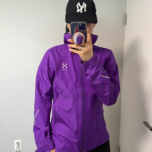 [BUNJANG] Haglofs Gore-Tex Purple Jacket / 하그로프스 고어텍스 바람막이 퍼플 자켓