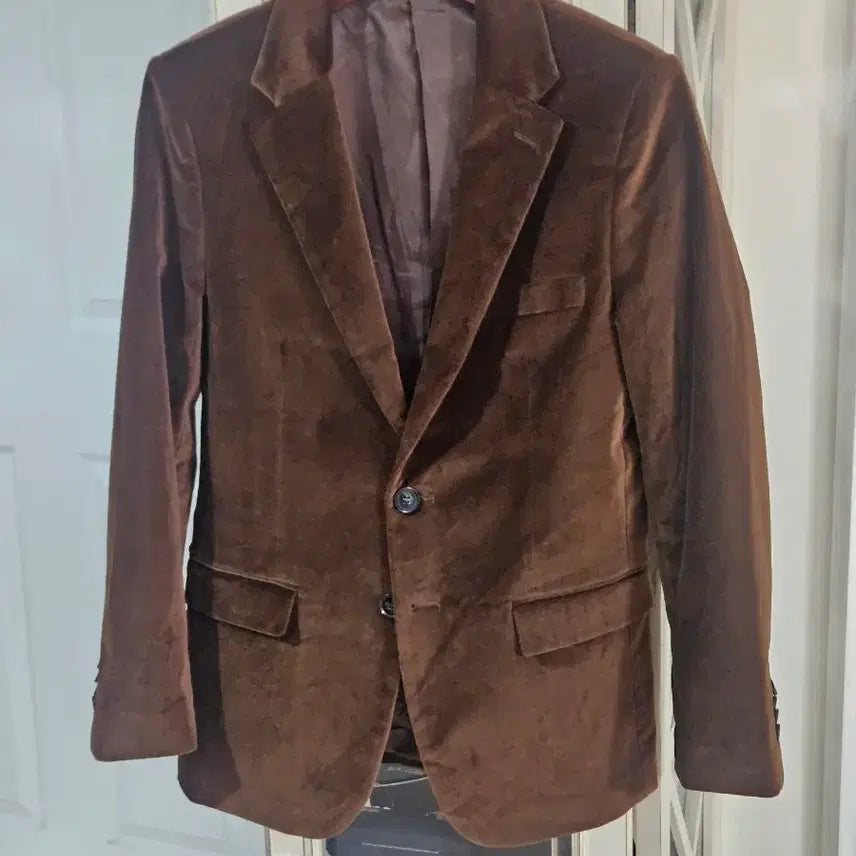 [BUNJANG] Brown Corduroy Jacket (Size S) / 브라운 코듀로이 자켓S(새상품)