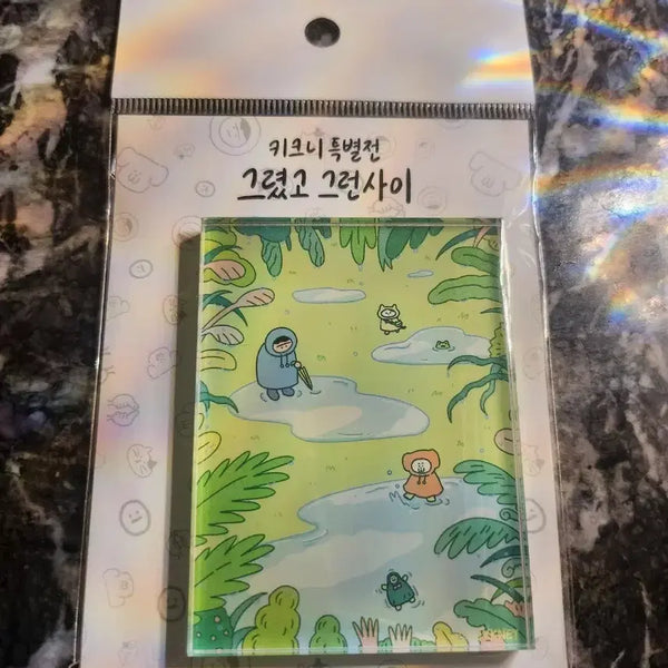 [BUNJANG] Kikni Acrylic Magnet 'Drawn and Drawing' / 키크니 굿즈
