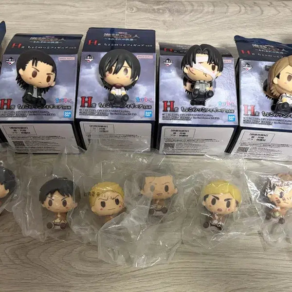 [BUNJANG] Attack on Titan Chocoinoco Full Set (Sealed Included) / (미개봉 포함) 진격의 거인 초코노코 풀세트