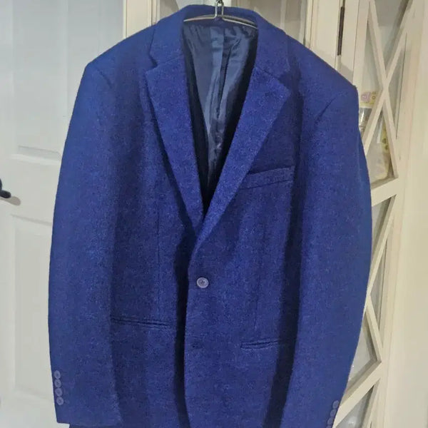[BUNJANG] Wool Jacket Navy 95 / 모직 울재킷 남색 95