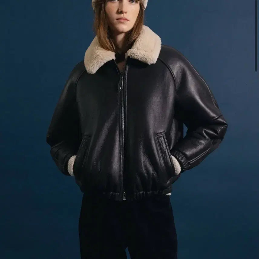 [BUNJANG] Nothing Written Marge Shearling Jacket / 낫띵리튼 무스탕 자켓 MARGE SHEARLING JACKET