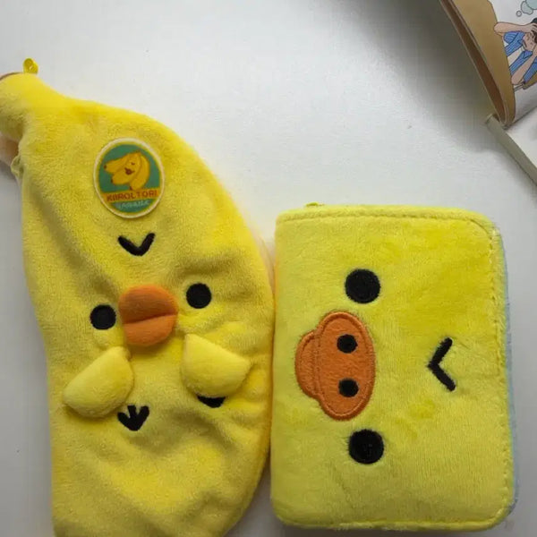 [BUNJANG] Kiiroitori Pouched Wallet Set / 키이로이토리 필통 지갑