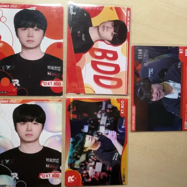 [BUNJANG] KT Rolster Bdd Lucky Draw Bundle Set Photocard / KT rolster 케이티 롤스터 Bdd 부펀 포카 일괄