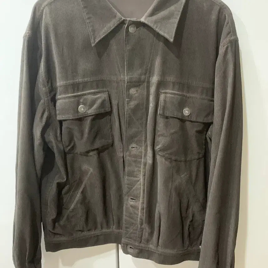 [BUNJANG] Politeu Corduroy Camo Brown Trucker Jacket / [2]폴리테루 코듀로이 카모 브라운 트러커