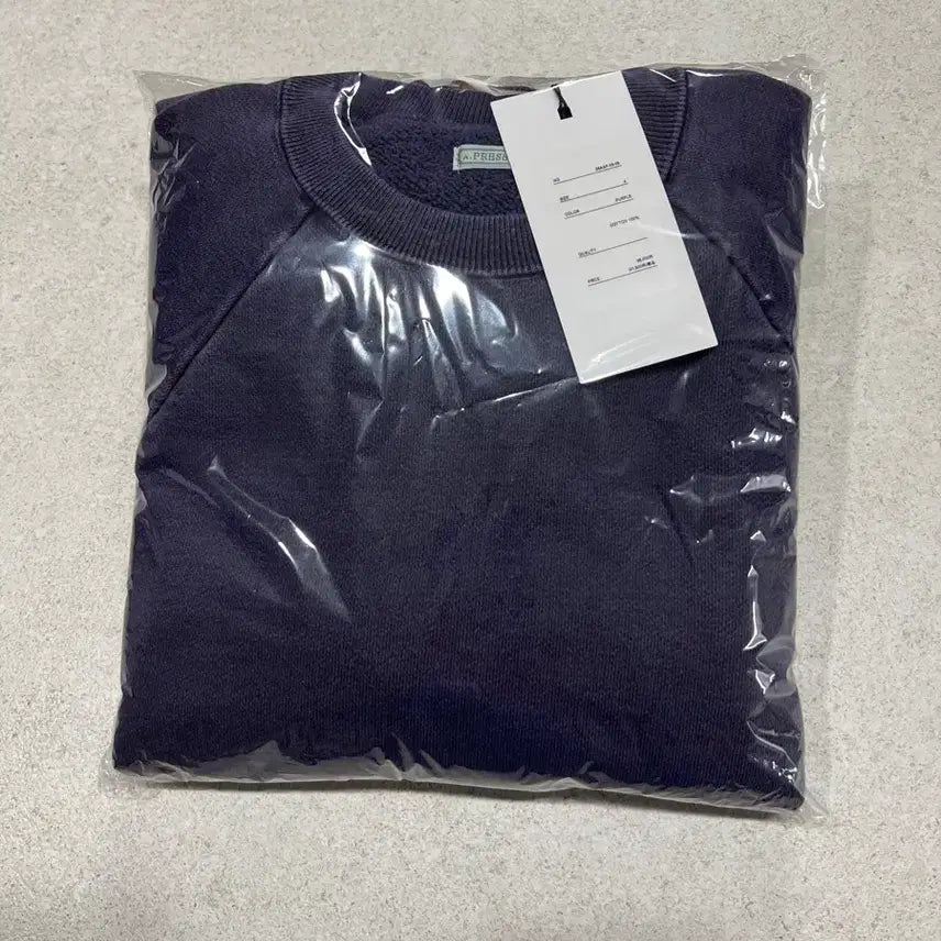 [BUNJANG] A.PRESSE Vintage Sweatshirt Purple Size 4 / 아프레쎄 빈티지 스웻셔츠 퍼플 4