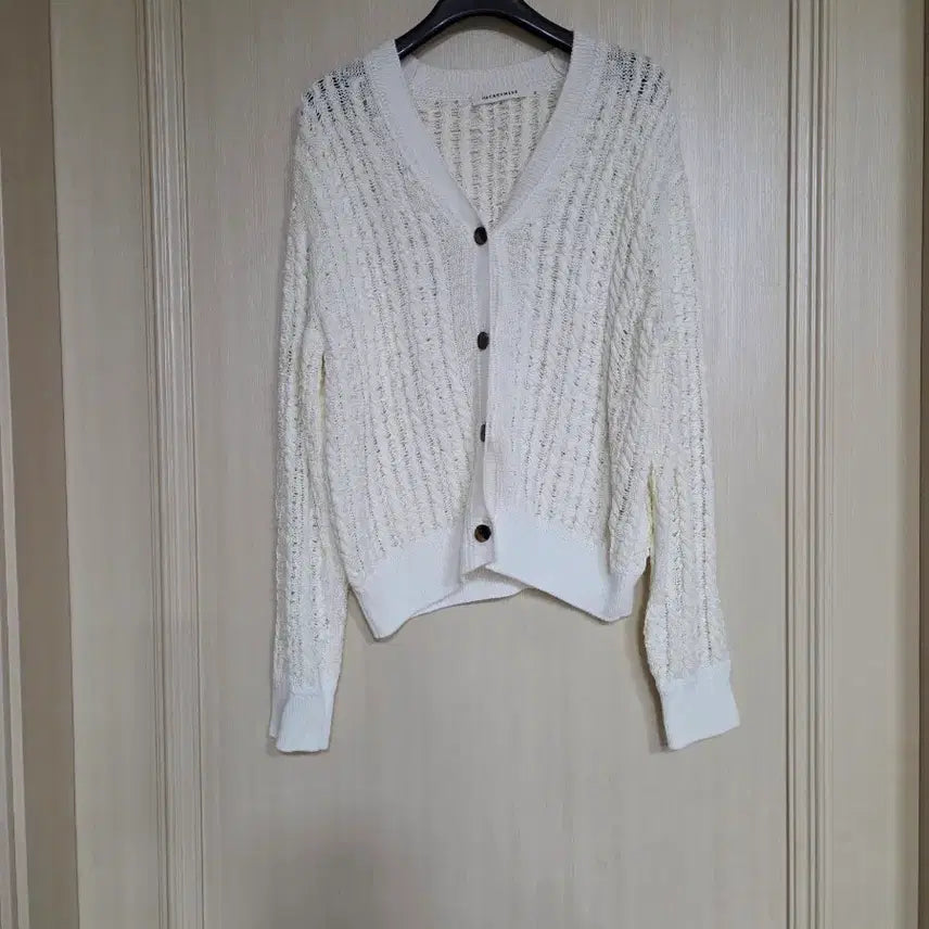 [BUNJANG] The Cashmere Ivory Cardigan / 한섬 더 캐시미어 아이보리 가디건