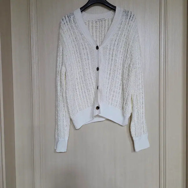 [BUNJANG] The Cashmere Ivory Cardigan / 한섬 더 캐시미어 아이보리 가디건