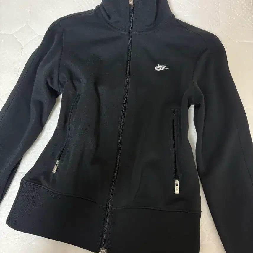 [BUNJANG] Nike Tight Fit Zip-Up Jersey - Black, Size S / 나이키 딱붙핏 져지/S/블랙/희귀/집업