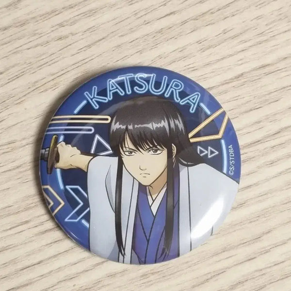 [BUNJANG] Gintama Katsura Can Badge / 은혼 카츠라 캔뱃지