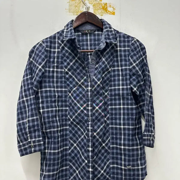 [BUNJANG] Daks Check Shirt 90 / [만원빈티지 최저가]닥스 체크 남방 90