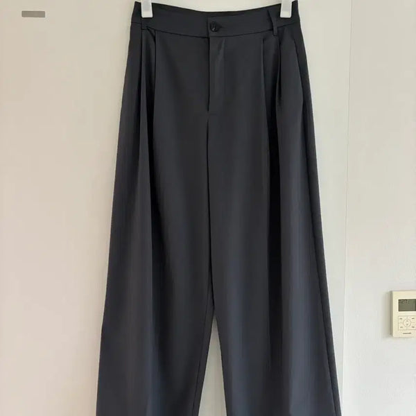[BUNJANG] Zara Pin Tuck Wide Leg Slacks / Zara 가을 와이드 슬랙스