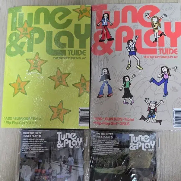 [BUNJANG] TUIDE TUNE & PLAY 1st EP Album Set (Sealed) + POB Bundle Set / TUIDE 1집 EP 미개봉앨범 세트(위버스 앨범포함),미공포 일괄양도합니다