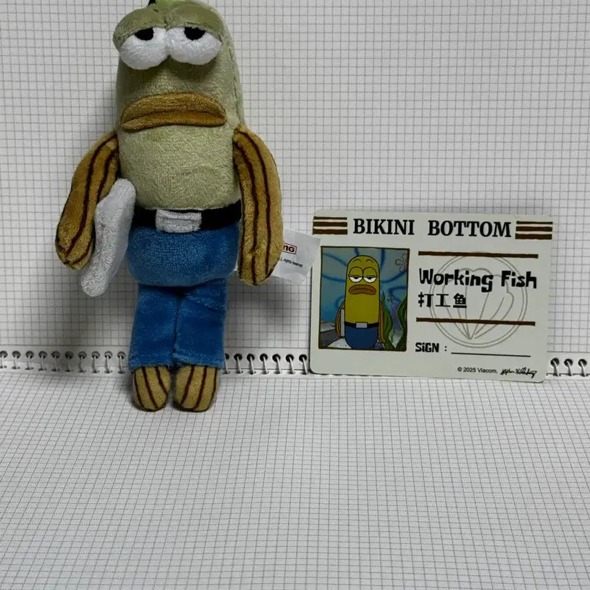 [BUNJANG] SpongeBob SquarePants Resident Keychain / 스펀지밥 주민 키링