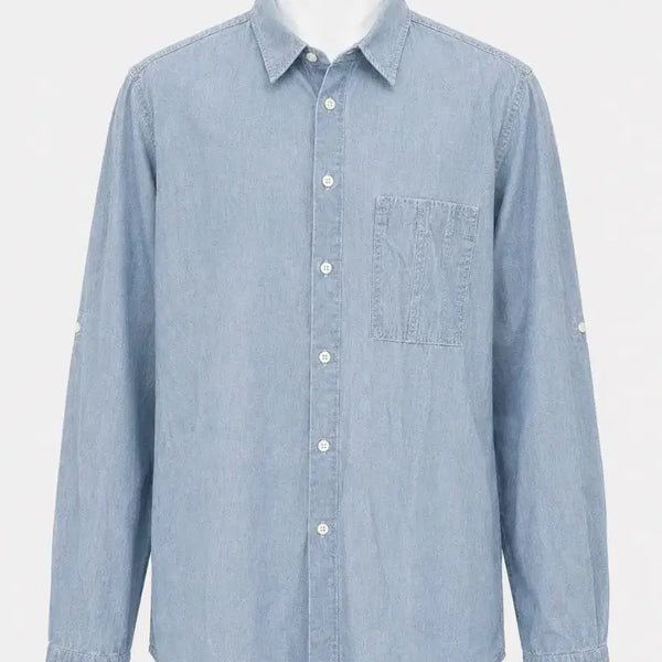 [BUNJANG] A.P.C. Light Blue Denim Shirt / 아페쎄 데님 셔츠