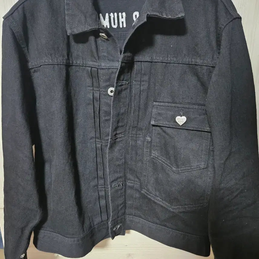 [BUNJANG] Human Made Undercover Denim Jacket Black / 휴먼메이드 언더커버 데님 자켓 블랙