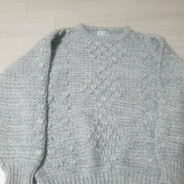 [BUNJANG] Armor Max Gray Knit Sweater / 아머맥스 스웨터 그레이