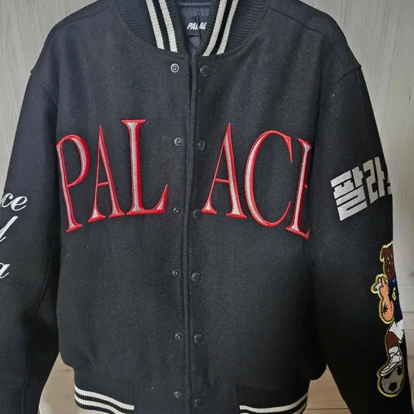 [BUNJANG] Palace Seoul 1st Varsity Jacket / 팔라스 서울 1st 바시티 자켓
