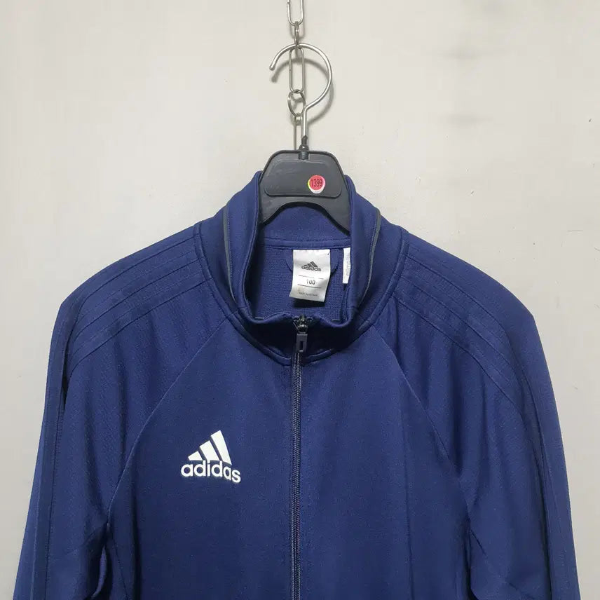 [BUNJANG] Adidas Men's Track Jacket Navy Blue / 1399) 아디다스 남성 트레이닝 집업 져지 100