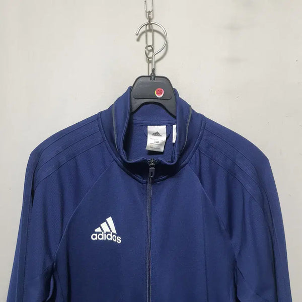 [BUNJANG] Adidas Men's Track Jacket Navy Blue / 1399) 아디다스 남성 트레이닝 집업 져지 100