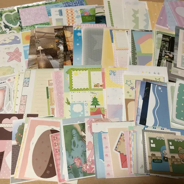 [BUNJANG] 180 Sheet Assorted Unrepeated Paper Bundle / 무중복모조지180장일괄